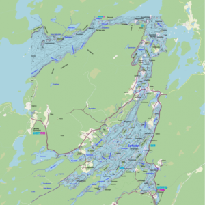 Dybdekart Sørfjorden